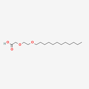molecular formula C16H32O4 B3422927 [2-(DODECYLOXY)ETHOXY]ACETIC ACID CAS No. 27306-90-7