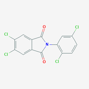 molecular formula C14H5Cl4NO2 B342297 5,6-dichloro-2-(2,5-dichlorophenyl)-1H-isoindole-1,3(2H)-dione 