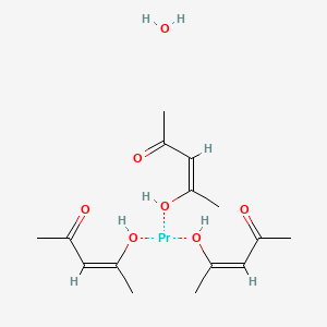 (Z)-4-Hydroxypent-3-en-2-one;praseodymium;hydrate
