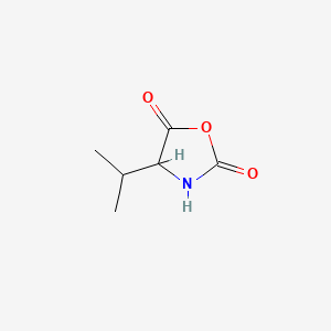 molecular formula C6H9NO3 B3423037 4-Isopropyloxazolidine-2,5-dione CAS No. 2816-12-8