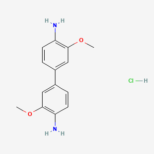 molecular formula C14H17ClN2O2 B3423196 o-Dianisidine hydrochloride CAS No. 28716-14-5