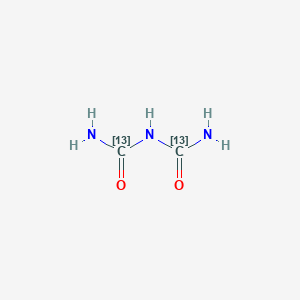 molecular formula C2H5N3O2 B3423204 Biuret-13C2 CAS No. 287389-41-7