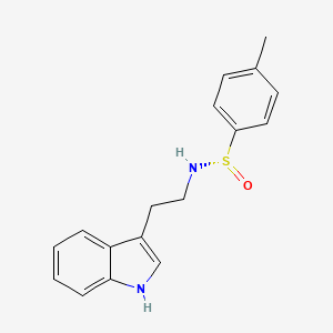 N-[2-(1H-Indol-3-yl)ethyl]-4-methylbenzene-1-sulfinamide