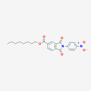 molecular formula C23H24N2O6 B342328 octyl 2-(4-nitrophenyl)-1,3-dioxo-2,3-dihydro-1H-isoindole-5-carboxylate 