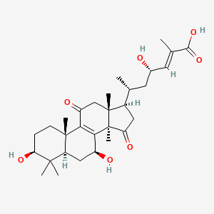 molecular formula C30H44O7 B3423310 Ganoderic acid epsilon CAS No. 294674-05-8