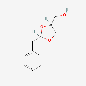 molecular formula C11H14O3 B3423375 Phenylacetaldehyde glyceryl acetal CAS No. 29895-73-6