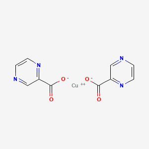 molecular formula C10H6CuN4O4 B3423489 Copper[ii] 2-pyrazinecarboxylate CAS No. 304656-23-3