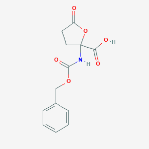 2-(((Benzyloxy)carbonyl)amino)-5-oxotetrahydrofuran-2-carboxylic acid