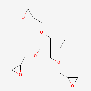 molecular formula C15H26O6 B3423516 Trimethylolpropane triglycidyl ether CAS No. 30499-70-8