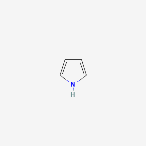 molecular formula C4H5N B3423555 Pyrrole CAS No. 30604-81-0