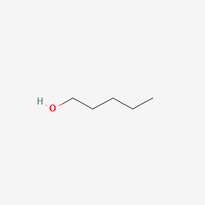 molecular formula C5H12O<br>C5H12O<br>CH3(CH2)3CH2OH B3423595 1-Pentanol CAS No. 30899-19-5