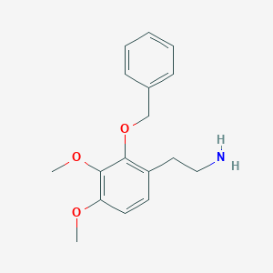 molecular formula C17H21NO3 B342371 2-(3,4-Dimethoxy-2-phenylmethoxyphenyl)ethanamine CAS No. 15778-62-8