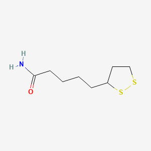 molecular formula C8H15NOS2 B3423799 Lipoamide CAS No. 3206-73-3