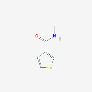 molecular formula C6H7NOS B342387 N-methylthiophene-3-carboxamide 