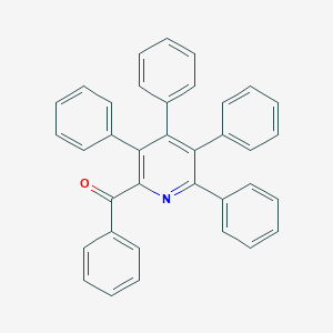 molecular formula C36H25NO B342399 Phenyl(3,4,5,6-tetraphenyl-2-pyridinyl)methanone 