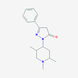 5-phenyl-2-(1,2,5-trimethylpiperidin-4-yl)-4H-pyrazol-3-one