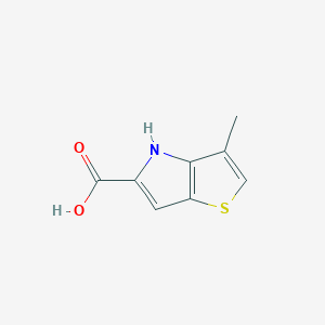 molecular formula C8H7NO2S B3424140 3-Methyl-4h-thieno[3,2-b]pyrrole-5-carboxylic acid CAS No. 332099-44-2