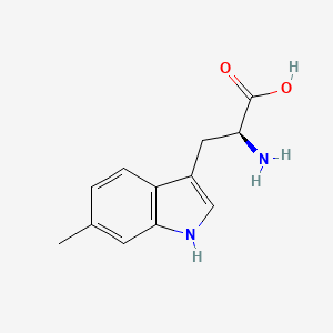 molecular formula C12H14N2O2 B3424169 6-methyl-l-tryptophan CAS No. 33468-34-7