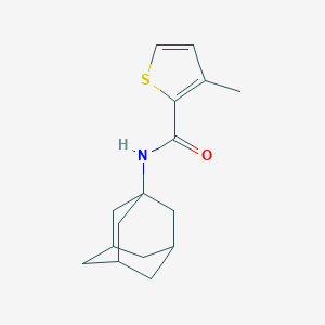 molecular formula C16H21NOS B342421 N-(1-adamantyl)-3-methylthiophene-2-carboxamide 