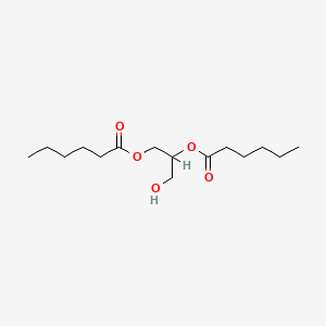 molecular formula C15H28O5 B3424237 1,2-Dihexanoylglycerol CAS No. 33774-66-2