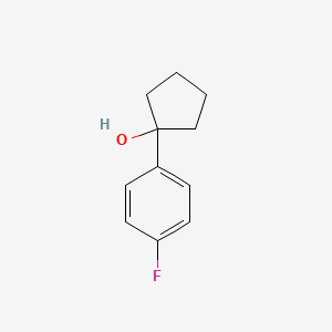 molecular formula C11H13FO B3424284 1-(4-fluorophenyl)cyclopentan-1-ol CAS No. 339366-98-2