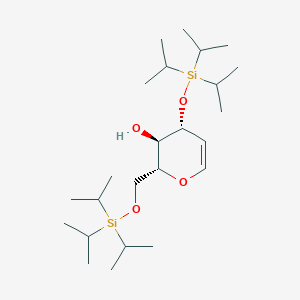 molecular formula C24H50O4Si2 B3424350 3,6-Di-O-(triisopropylsilyl)-D-glucal CAS No. 343338-29-4