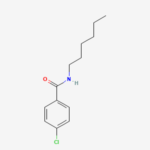 molecular formula C13H18ClNO B3424475 4-chloro-N-hexylbenzamide CAS No. 349403-37-8