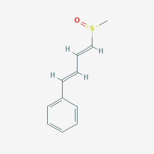 molecular formula C11H12OS B342448 Methyl 4-phenylbuta-1,3-dienyl sulfoxide 