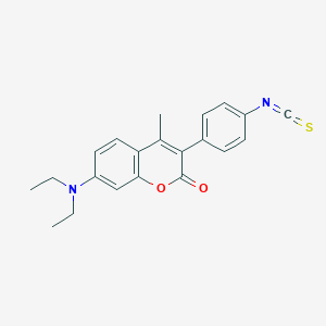 7-Diethylamino-3-(4'-isothiocyanatophenyl)-4-methylcoumarin