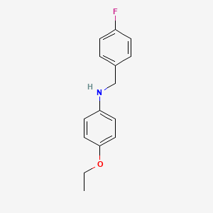 4-ethoxy-N-[(4-fluorophenyl)methyl]aniline