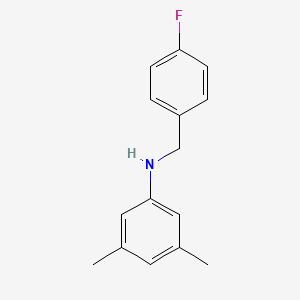 molecular formula C15H16FN B3424574 N-(4-Fluorobenzyl)-3,5-dimethylaniline CAS No. 356531-58-3
