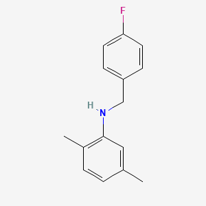 molecular formula C15H16FN B3424577 N-(4-Fluorobenzyl)-2,5-dimethylaniline CAS No. 356531-59-4