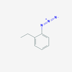 molecular formula C8H9N3 B3424599 1-Azido-2-ethylbenzene CAS No. 35774-47-1