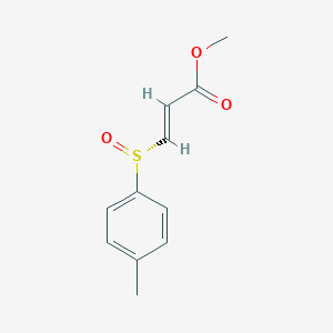molecular formula C11H12O3S B342461 Methyl 3-[(4-methylphenyl)sulfinyl]acrylate 