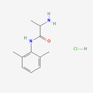 molecular formula C11H17ClN2O B3424620 Tocainide hydrochloride CAS No. 35891-93-1