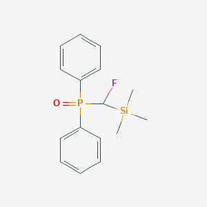 molecular formula C16H20FOPSi B342466 Fluoro(trimethylsilyl)methyl(diphenyl)phosphine oxide 