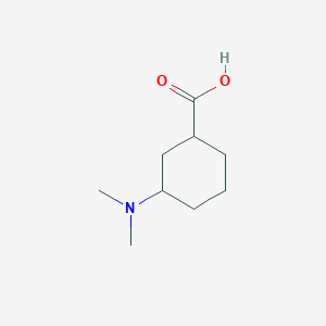 molecular formula C9H17NO2 B3424660 3-(Dimethylamino)cyclohexane-1-carboxylic acid CAS No. 36268-42-5