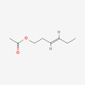 molecular formula C8H14O2 B3424767 trans-3-Hexenyl acetate CAS No. 3681-82-1