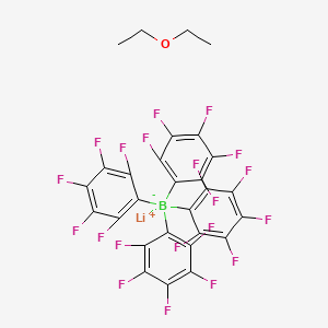 molecular formula C28H10BF20LiO B3424814 Lithium tetrakis(pentafluorophenyl)borate ethyl etherate CAS No. 371162-53-7