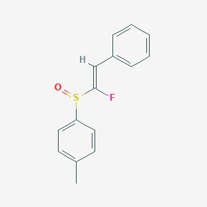 molecular formula C15H13FOS B342482 p-Tolyl[(E)-alpha-fluorostyryl] sulfoxide 