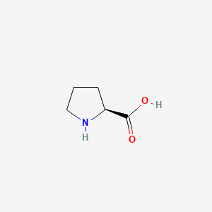molecular formula C5H9NO2 B3424833 L-Proline CAS No. 4305-67-3