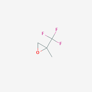 molecular formula C4H5F3O B3424886 2-Methyl-2-(trifluoromethyl)oxirane CAS No. 374-11-8