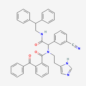 molecular formula C42H35N5O3 B3424894 Proteasome-IN-1 CAS No. 374080-21-4