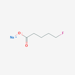 molecular formula C5H8FNaO2 B3425026 Sodium 5-fluoropentanoate CAS No. 3827-92-7