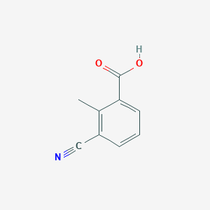 molecular formula C9H7NO2 B3425057 3-Cyano-2-methylbenzoic acid CAS No. 3843-99-0
