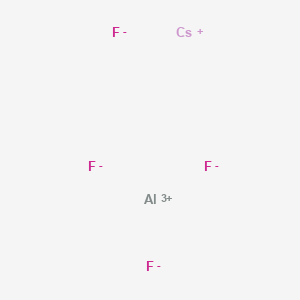 molecular formula AlCsF4 B3425145 Aluminum cesium fluoride CAS No. 39211-00-2