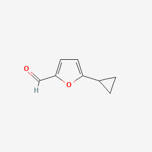 2-Furancarboxaldehyde, 5-cyclopropyl-