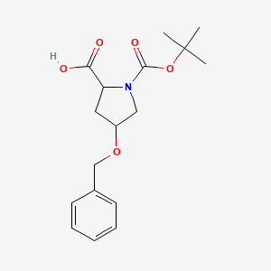 4-(Benzyloxy)-1-(tert-butoxycarbonyl)pyrrolidine-2-carboxylic acid