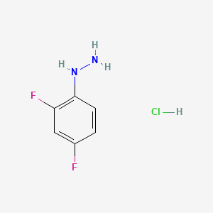 molecular formula C6H7ClF2N2 B3425263 2,4-Difluorophenylhydrazine hydrochloride CAS No. 40594-29-4