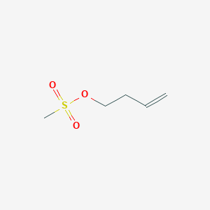 molecular formula C5H10O3S B3425296 3-Buten-1-ol, 1-methanesulfonate CAS No. 40671-34-9